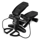 4FIZJO EVO Mini Stepper with Resistance Bands for Home Workouts, Black