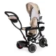 Ecotoys JM-066-9 Tricycle with Swivel Seat and Canopy, Beige