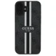 Guess iPhone 16 Case 4G Printed Stripes MagSafe, Black