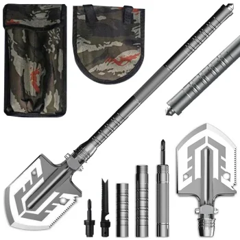 Multifunctional Folding Survival Shovel 14457 with Saw and Tools