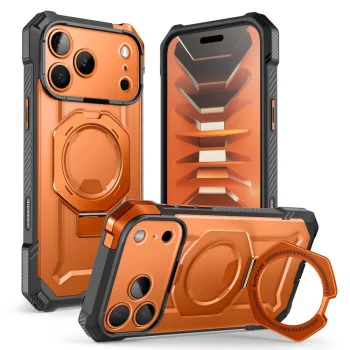 Supcase UB Grip Mag MagSafe Case for iPhone 18 Pro / 17 Pro, Coral / Orange