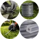 Reinforced Square Trimmer Line 2.7 mm 100 m, Grey