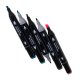 Double-Sided Alcohol Markers in Case 24 pcs + Stand