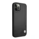 BMW iPhone 12 Pro Max Case Leather Deboss, Black