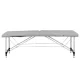 Activfizjo KOMFORT Aluminum Folding Massage Table, 2-Segment, Grey