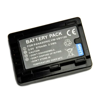 Extra Digital Panasonic VW-VBY100 Battery, 970mAh