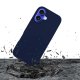 3mk Silicone Case for iPhone 16 Plus, Navy Blue