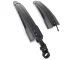Bicycle Mudguards Front and Rear Set, 2 pcs, Black