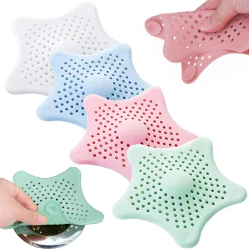 Silicone Sink and Drain Strainer, 4 pcs