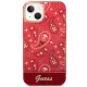 Guess iPhone 14 Plus Case Bandana Paisley Red
