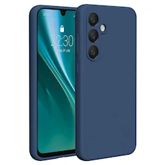 Samsung Galaxy S26 Ultra (SM-S948B/DS) Matt Silicone Color Case Cover, Blue