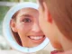 Magnifying Table Makeup Mirror with LED Light Foldable