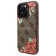 Guess iPhone 16 Pro Max Case 4G Flowers Print MagSafe, Brown