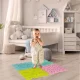 Sensory Puzzle Mat for Foot Massage (8 Pieces), Pastel Colors