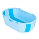 Ecotoys Foldable Baby Bath Tub with Temperature Indicator, Blue