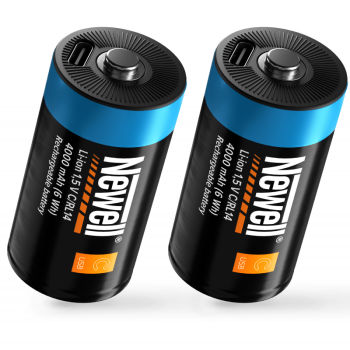 Newell C/R14 USB-C Rechargeable Batteries 4000 mAh (2 pcs)