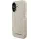 Karl Lagerfeld FW Stamped Karl MagSafe Case for iPhone 16, Beige