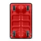 Humberg HM-505 Platform Transport Trolley, 150 kg, Black/Red