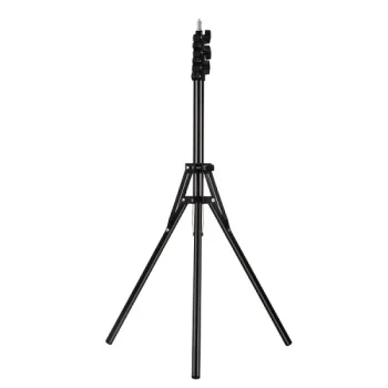 Tripod Stand 1.8m with 1/4" Screw, 85.5-180 cm, Black