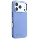 Karl Lagerfeld Grained Elongated Logo MagSafe Case for iPhone 17/18 Pro Max - Blue