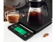 Digital Coffee Scale with Timer & Tare Function, 5 kg × 0.1 g, Black