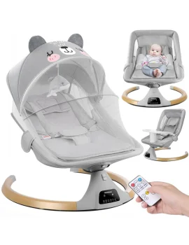 Nicekids Electric Baby Bouncer with Bluetooth & Remote Control