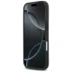 Mercedes iPhone 17 Case Leather Laurel Leaves MagSafe, Black