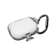 Puro 0.3 Nude Case for AirPods 4 with Carabiner, Transparent