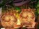 Decorative LED Solar Lantern, Copper, 22x15 cm