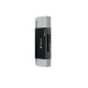 Devia EL239 картридер 2 в 1 SD TF USB USB-C 2.0, черный