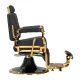Gabbiano Leonardo Barber Chair Black with Gold Base