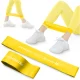4Fizjo Mini Power Band Resistance Band, 0.8 mm, 5-10 kg, Yellow