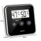 Digital Kitchen Meat Thermometer with Probe Ruhhy, Black-Silver