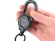 Retractable Keyring with Metal Cable and Carabiner