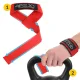 Traukos diržai 4FIZJO Deadlift Straps, raudoni