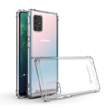 Wozinsky Anti Shock Case for Samsung Galaxy A72 4G, Transparent