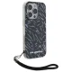 Karl Lagerfeld iPhone 16 Pro Max Case Zebra With Cord, Purple