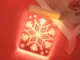 3D LED Window Stained Glass, Christmas Decoration, Warm Light
