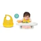 Ricokids Milo High Chair with Tray and Bib, Grey