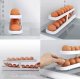 Egg Tray Organizer Box, White