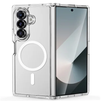 Tech-Protect FlexAir Hybrid MagSafe Case for Samsung Galaxy Z Fold 8 Ultra, Transparent