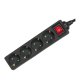 Maclean MCE194G Power Strip with Switch, 4 Outlets, 5m, 3500W