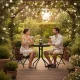 Multigarden Round Garden Table 60 cm, Black