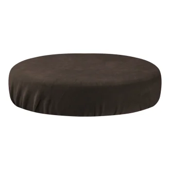 Velour Cosmetic Stool Cover, Brown, 35-40 cm