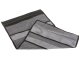 Double-Sided Hanging Underwear Organizer for Closet, 22 Pockets, Black