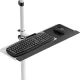 Mobile Computer Workstation Cart 17-32\" Maclean MC-793 W, White