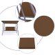 Garden Swing Seat Base Multigarden, 127x100 cm, Brown
