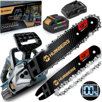 Humberg HM-436 Cordless Chainsaw, 12"