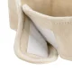 SYIS Velour Cosmetic Headband, Light Beige