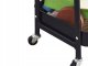 Metal Rolling Storage Cart, 3 Tiers, Black